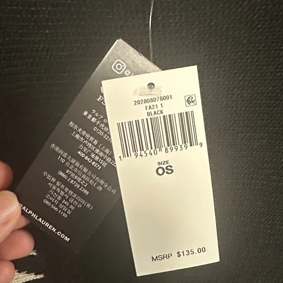 Ralph Lauren Black and Cream Patterned Blouse - Picture 4 of 11